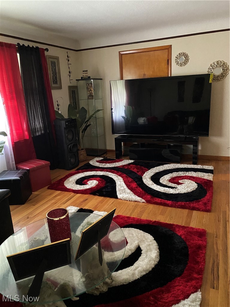 673 Babbitt Road Euclid, OH 44123 - Photo 12 of 32 Living room featuring wood-type flooring