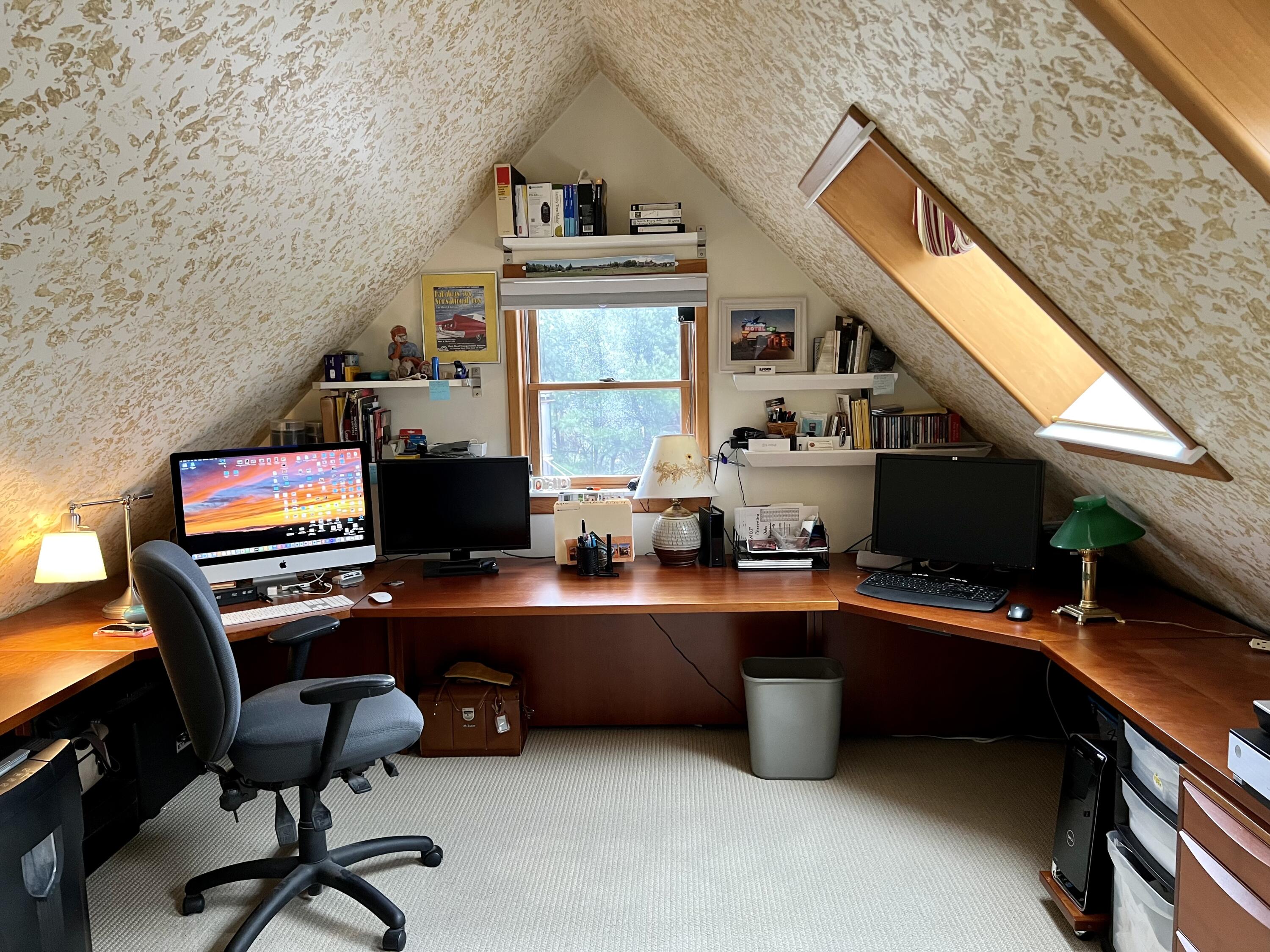 70 Burnt Hill Road Tremont, ME 04653 - Photo 49 of 69 Third floor office with built in desk
