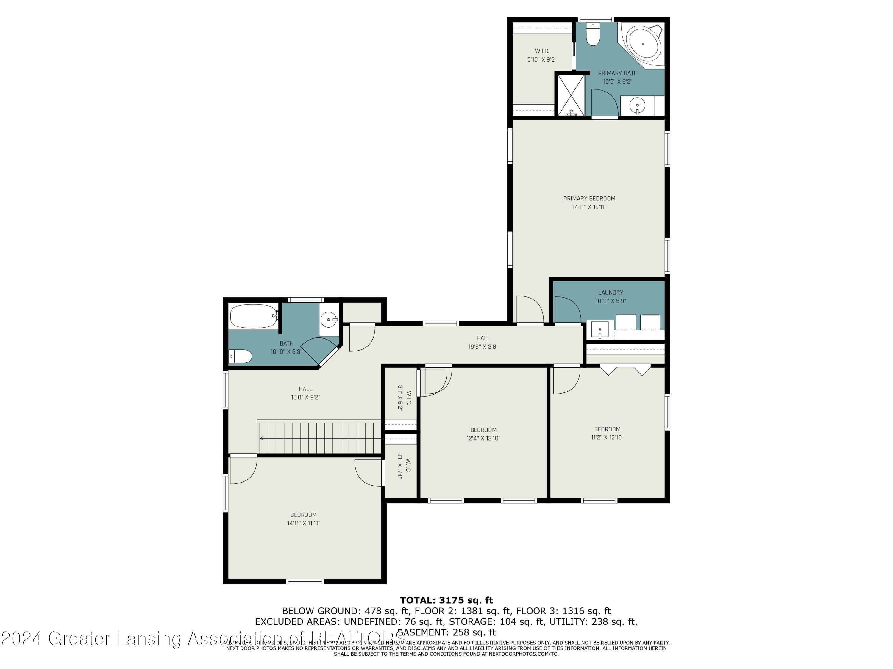 550 Kelly Road Leslie, MI 49251 - Photo 34 of 35 Second Level Floor Plan