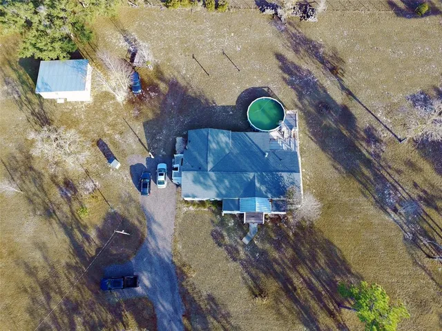 a city view with tall buildings