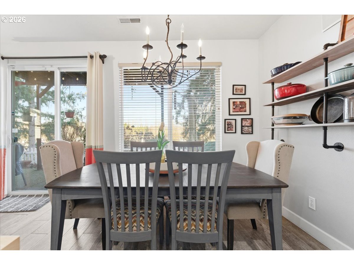 21601 Northeast Willow Glen Road Fairview, OR 97024 - Photo 9 of 48 a view of a dining room with furniture window and outside view