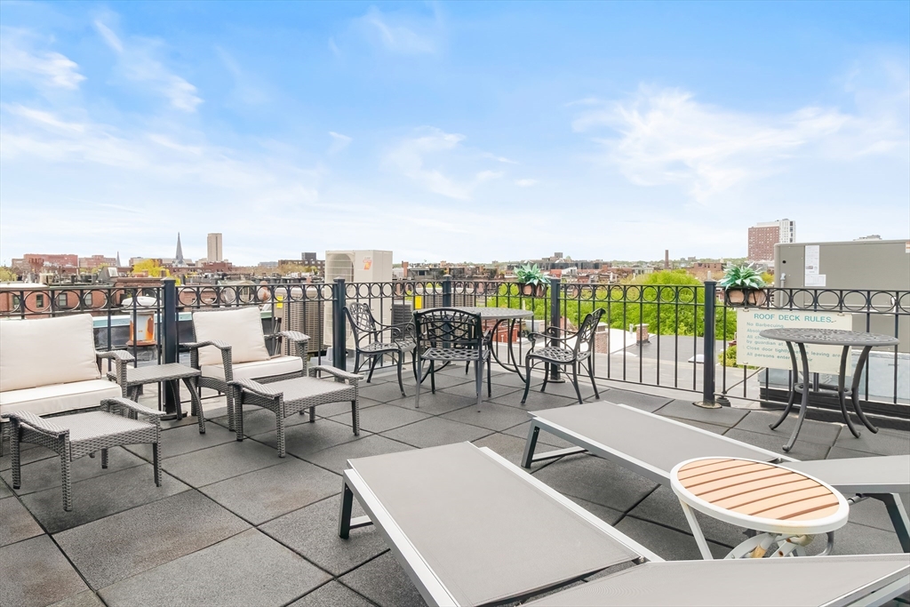 76 West Rutland Square, Unit 104 Boston, MA 02118 - Photo 21 of 23 a view of a terrace with furniture