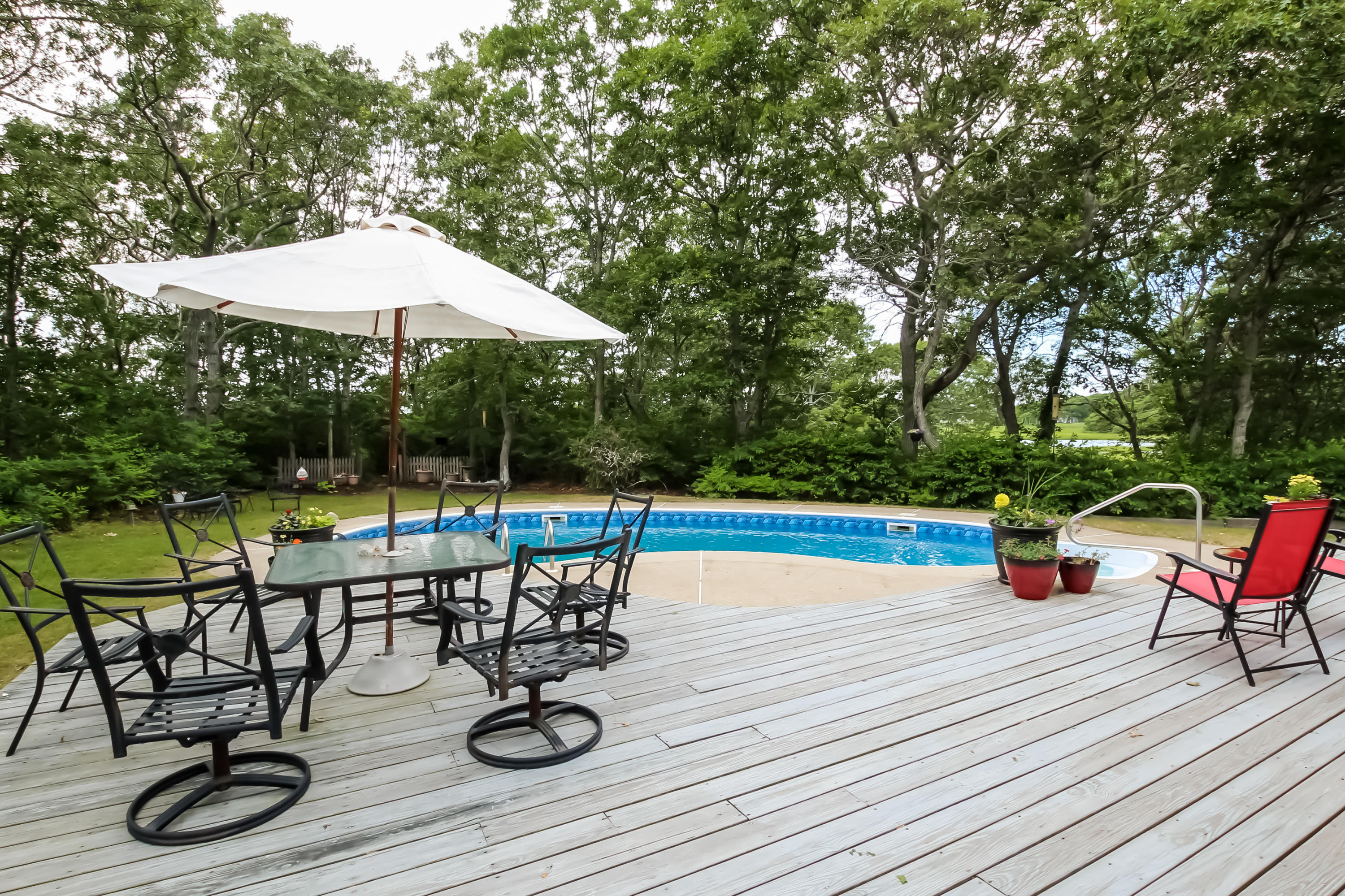 494 Elliott Road Centerville, MA 02632 - Photo 25 of 31 swimming pool view with a seating space