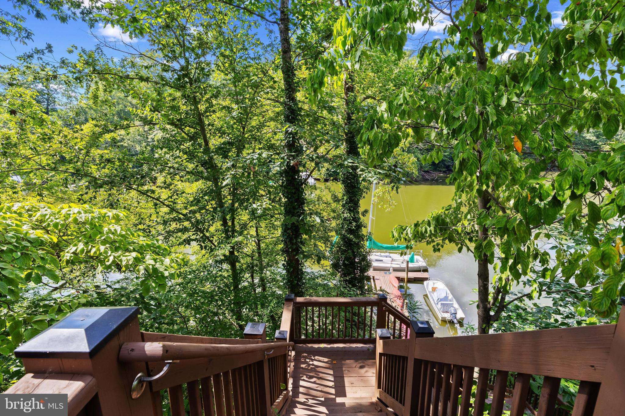 1428 Ravine Way Arnold, MD 21012 - Photo 25 of 43 a view of a deck in front of house with trees