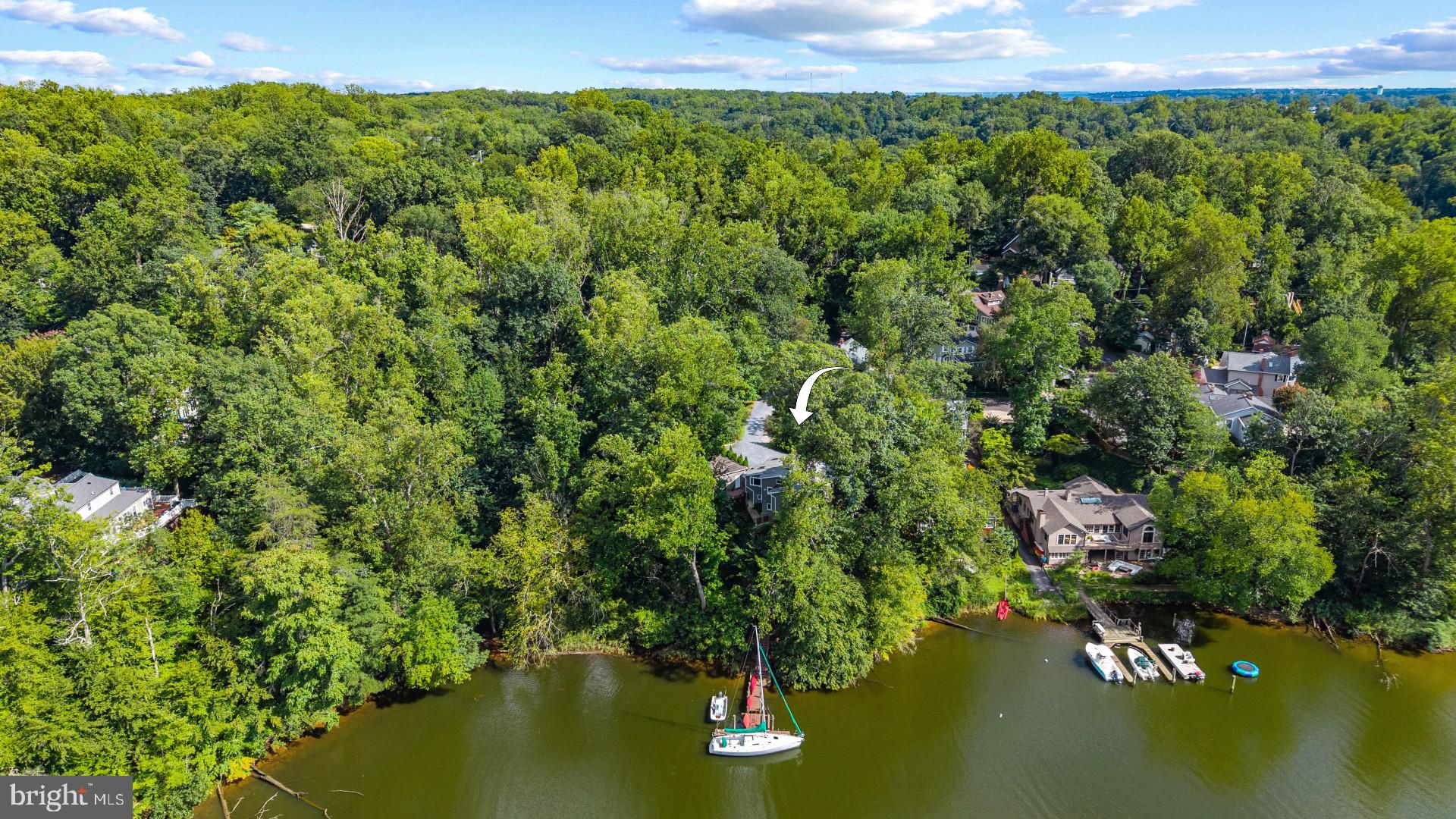 1428 Ravine Way Arnold, MD 21012 - Photo 30 of 43 a view of a lake in a forest