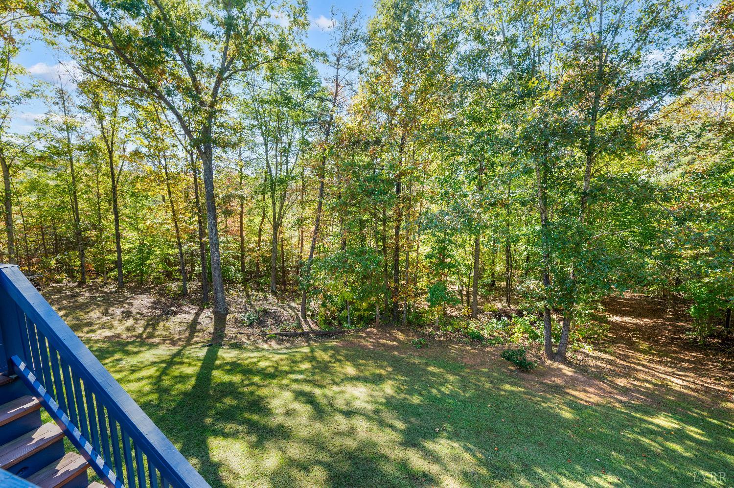 405 Marston Street Spout Spring, VA 24593 - Photo 39 of 58 a view of a garden from a balcony