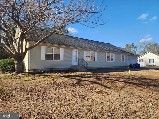 a backyard of a house