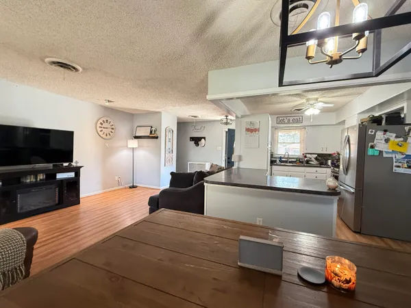 a view of a living room