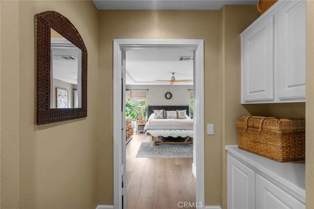 19969 Via Joyce Drive Saugus, CA 91350 - Photo 38 of 66 a en suite bathroom with a sink and a mirror