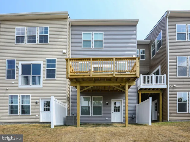 a view of wooden deck