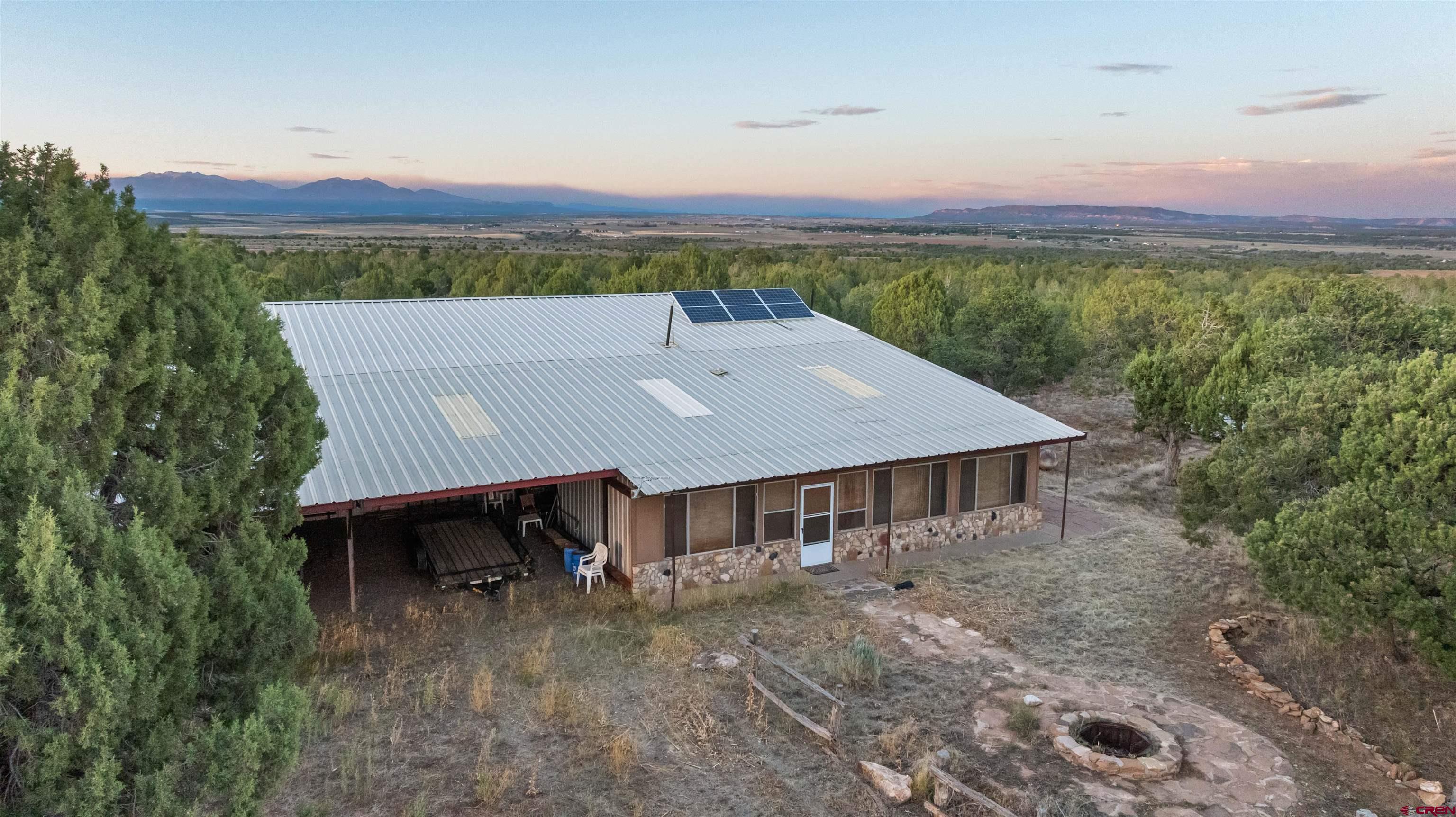 106 County Road 106 Hesperus, CO 81326 - Photo 29 of 44 a view of a terrace with a garden and mountain view
