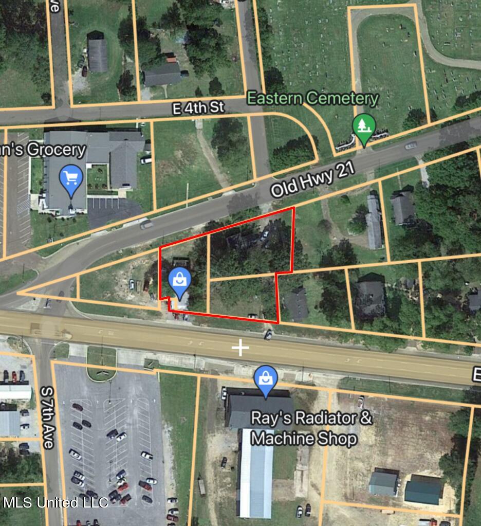 1176 East 3rd Street Forest, MS 39074 - Photo 1 of 15 ArialOutline2