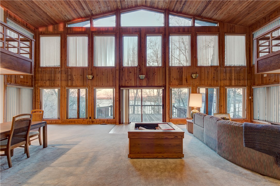 13 Muskhogean Road Fair Play, SC 29643 - Photo 7 of 31 A wall of windows over looking the lake. Great lak