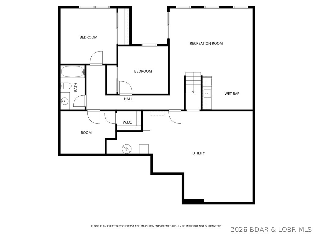 4331 Sunset Drive, Unit B Osage Beach, MO 65065 - Photo 36 of 36 Floor Plan-Lower level