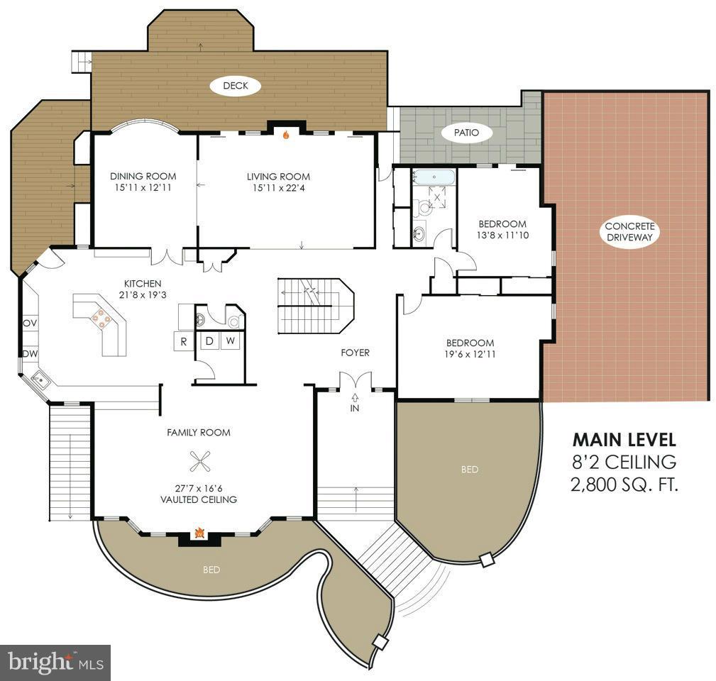 1725 Beulah Road Vienna, VA 22182 - Photo 28 of 30 Main Level Floor Plan