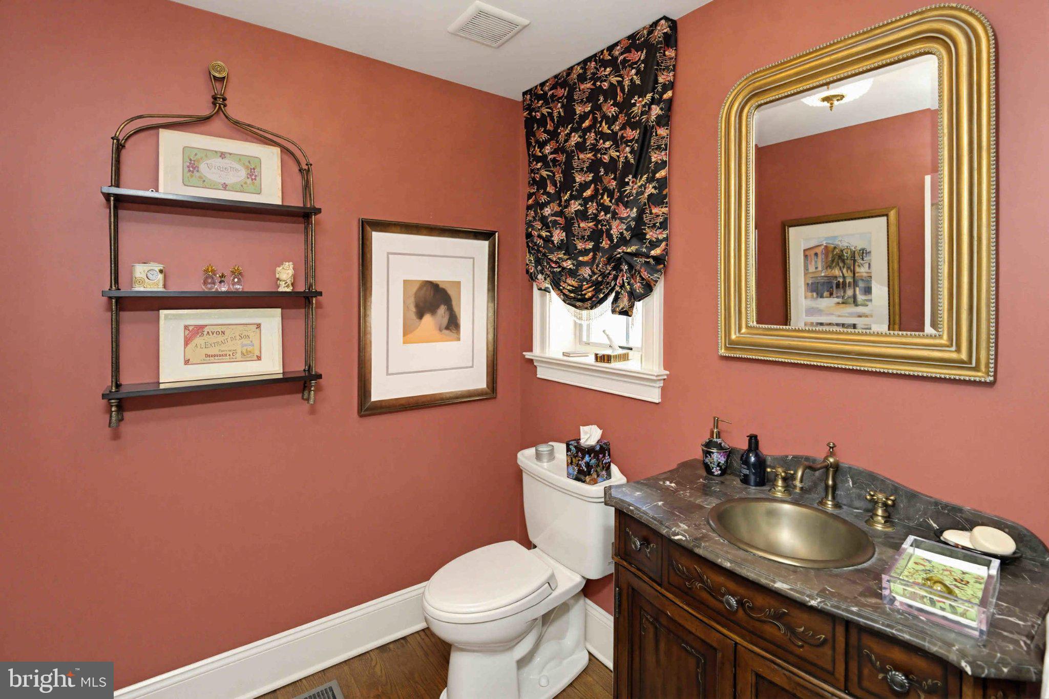 2244 Deer Path Road Huntingdon Valley, PA 19006 - Photo 28 of 95 Charming half-bath with vintage flair.