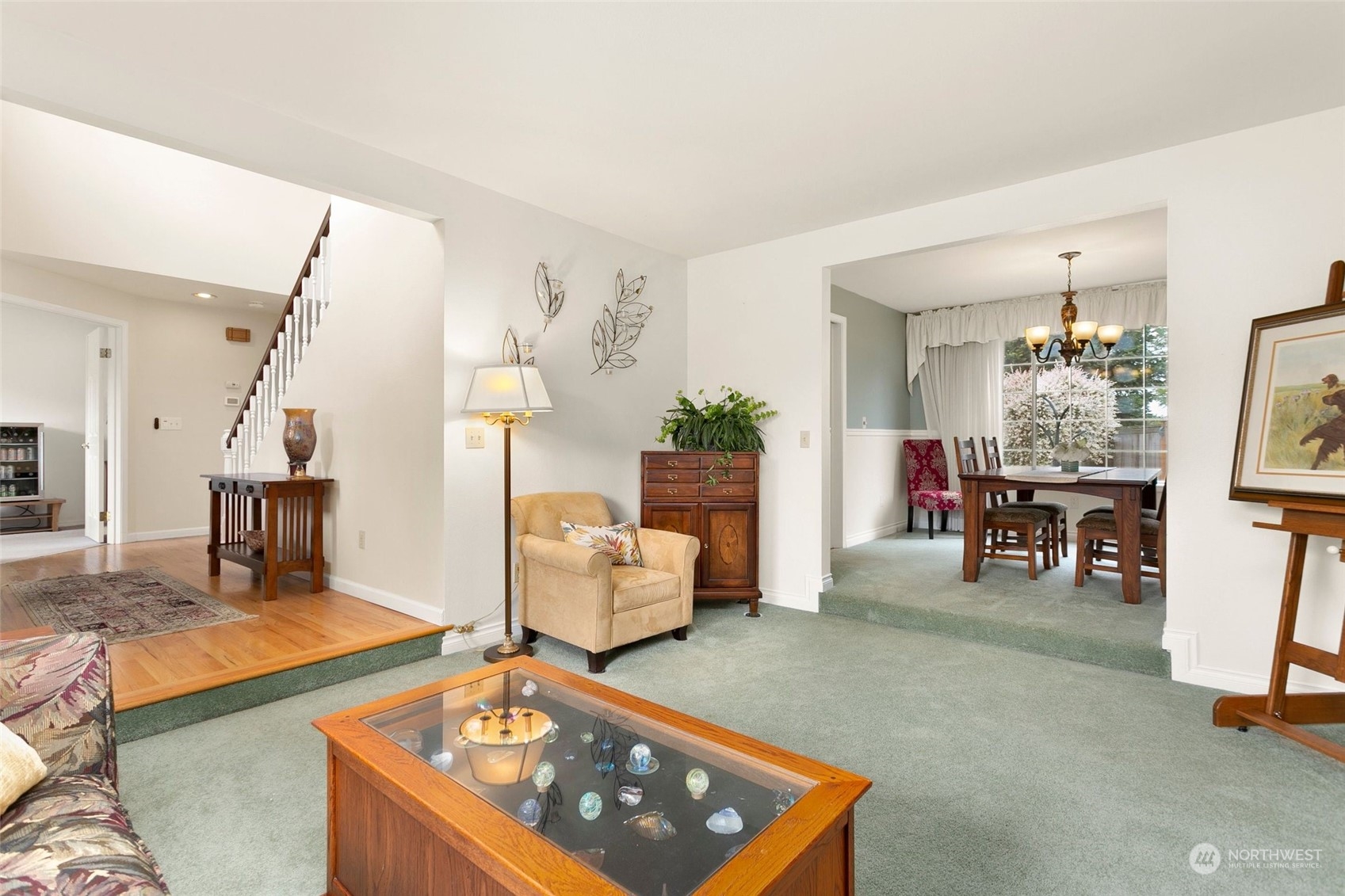 1915 235th Street Southeast Bothell, WA 98021 - Photo 7 of 33 a living room with furniture and wooden floor