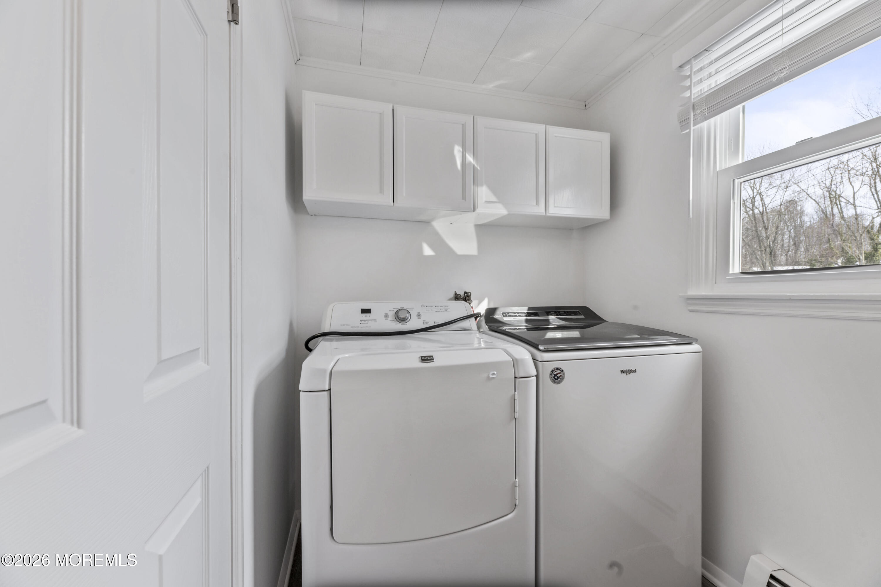 83 Chesterfield Jacobstown Road Wrightstown, NJ 08562 - Photo 25 of 52 a utility room with dryer and washer