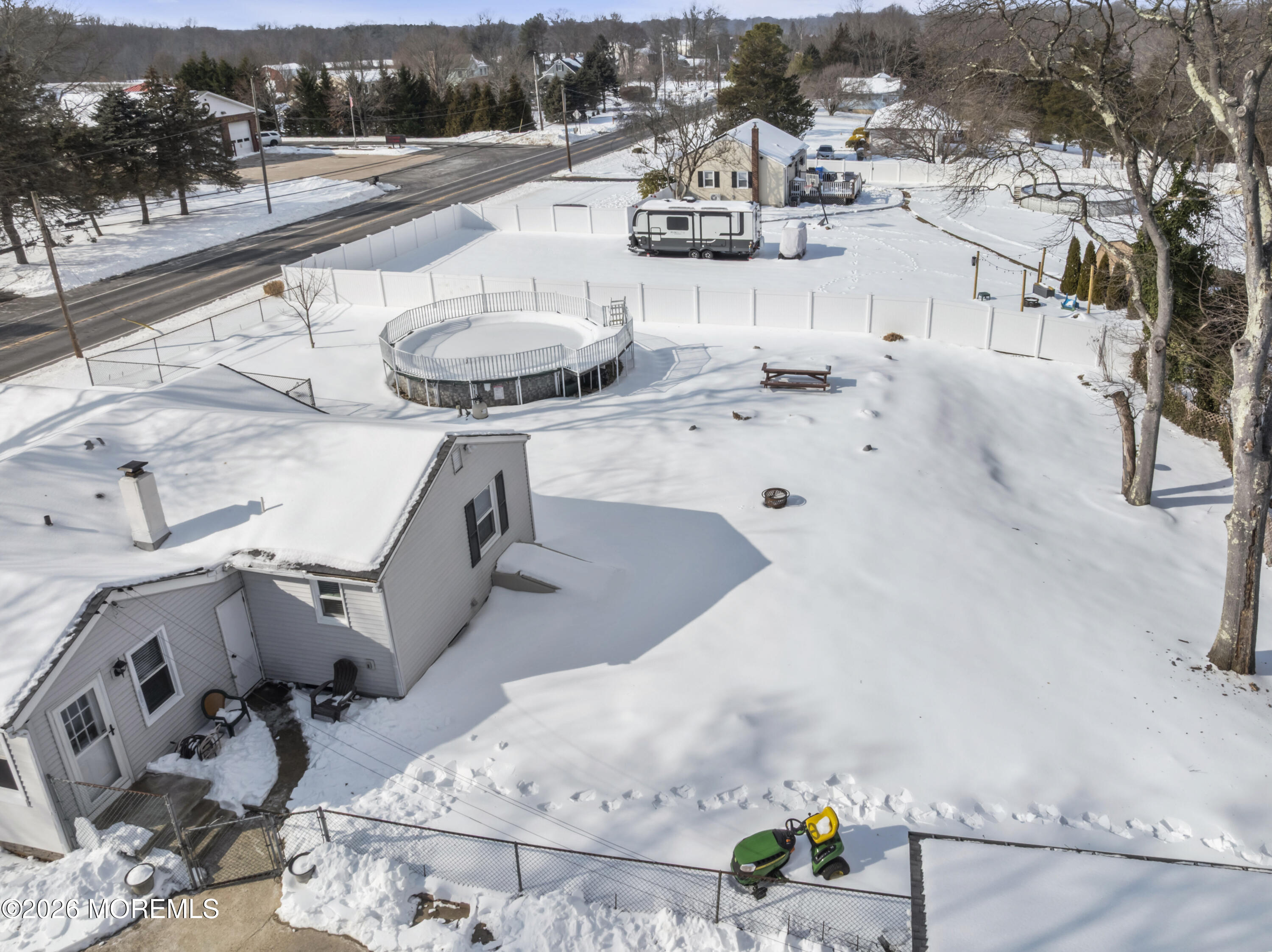 83 Chesterfield Jacobstown Road Wrightstown, NJ 08562 - Photo 38 of 52 an aerial view of a house with outdoor space