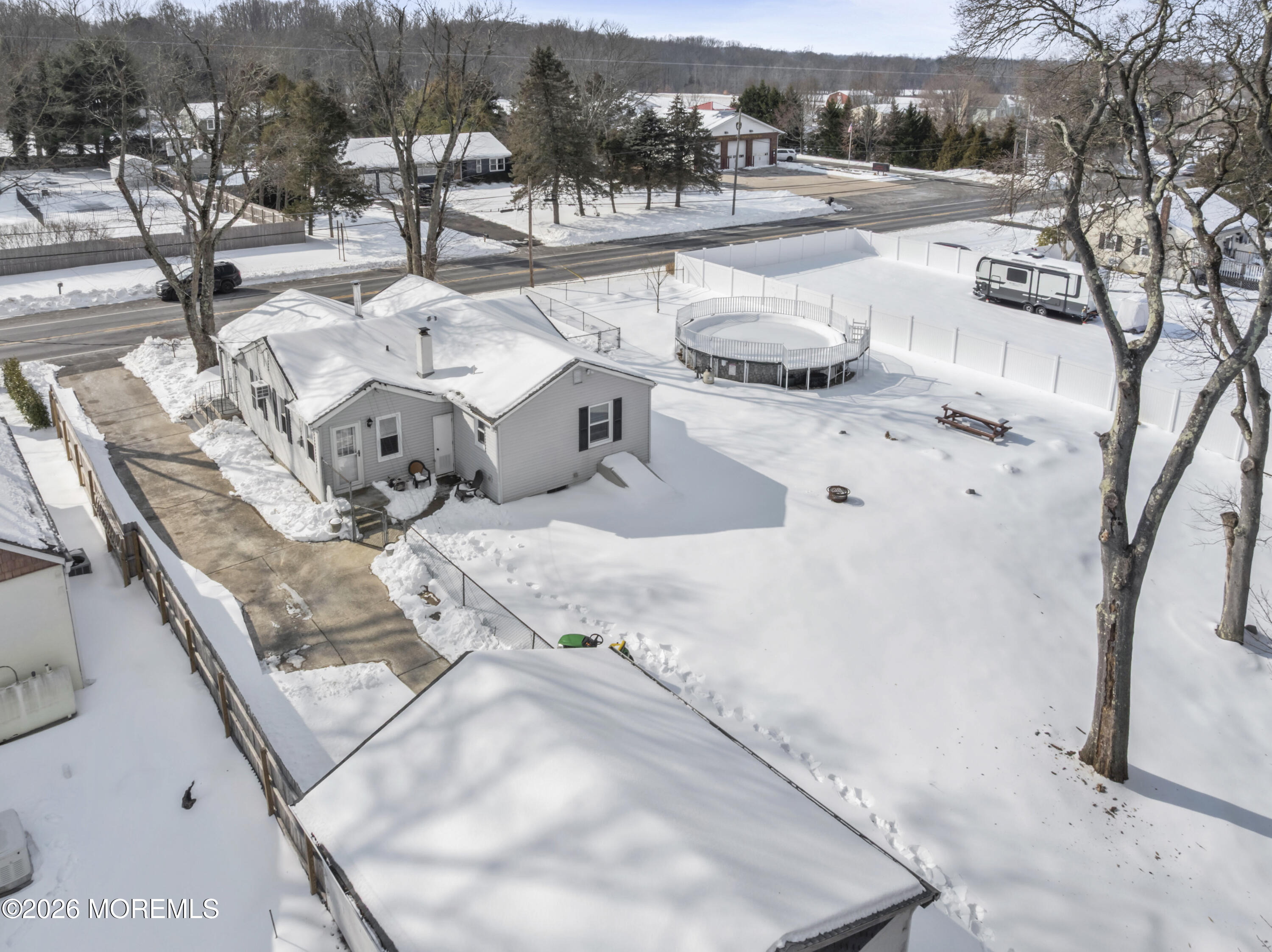 83 Chesterfield Jacobstown Road Wrightstown, NJ 08562 - Photo 39 of 52 a view of a backyard of the house