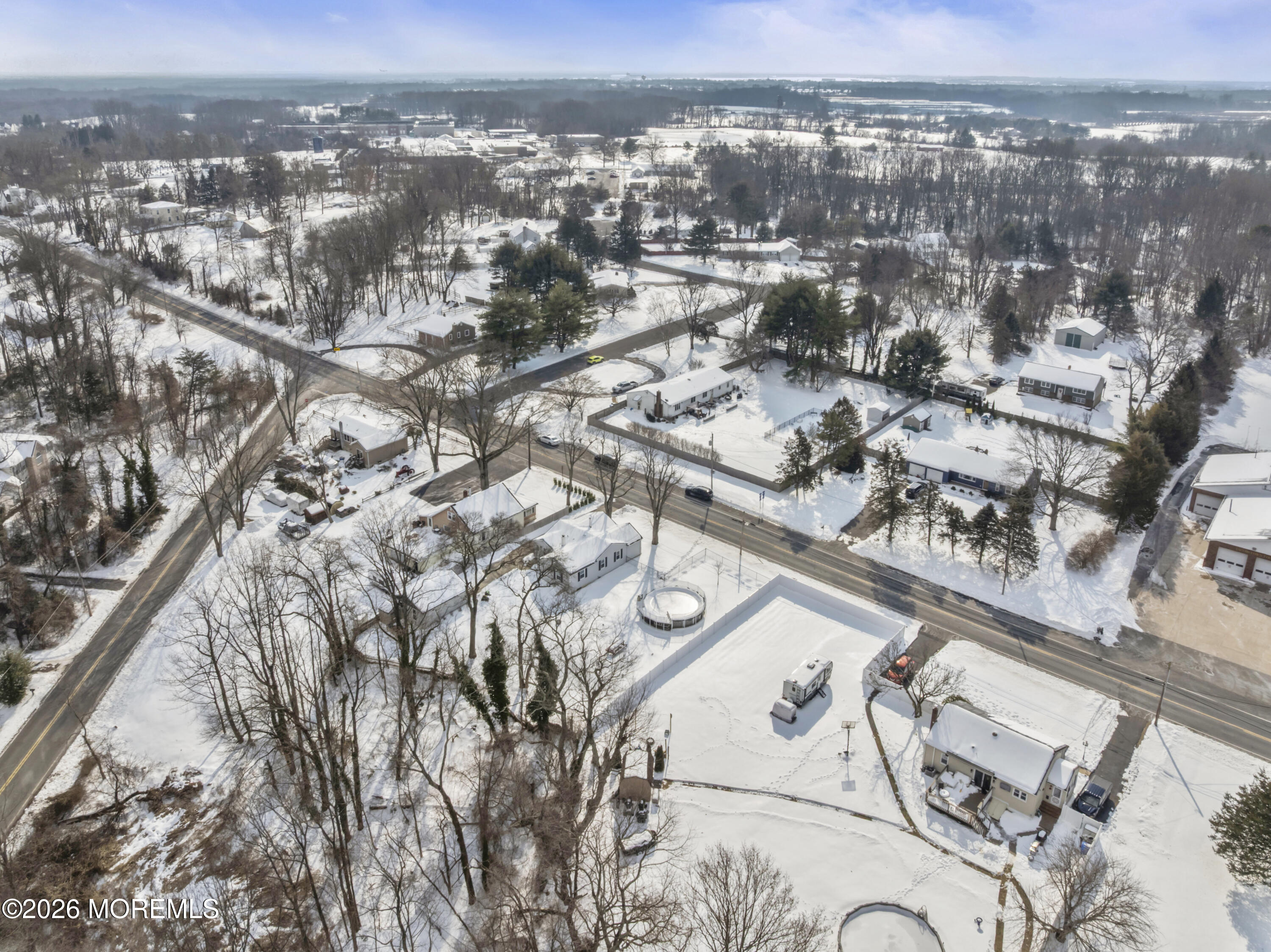 83 Chesterfield Jacobstown Road Wrightstown, NJ 08562 - Photo 47 of 52 an aerial view of multiple house