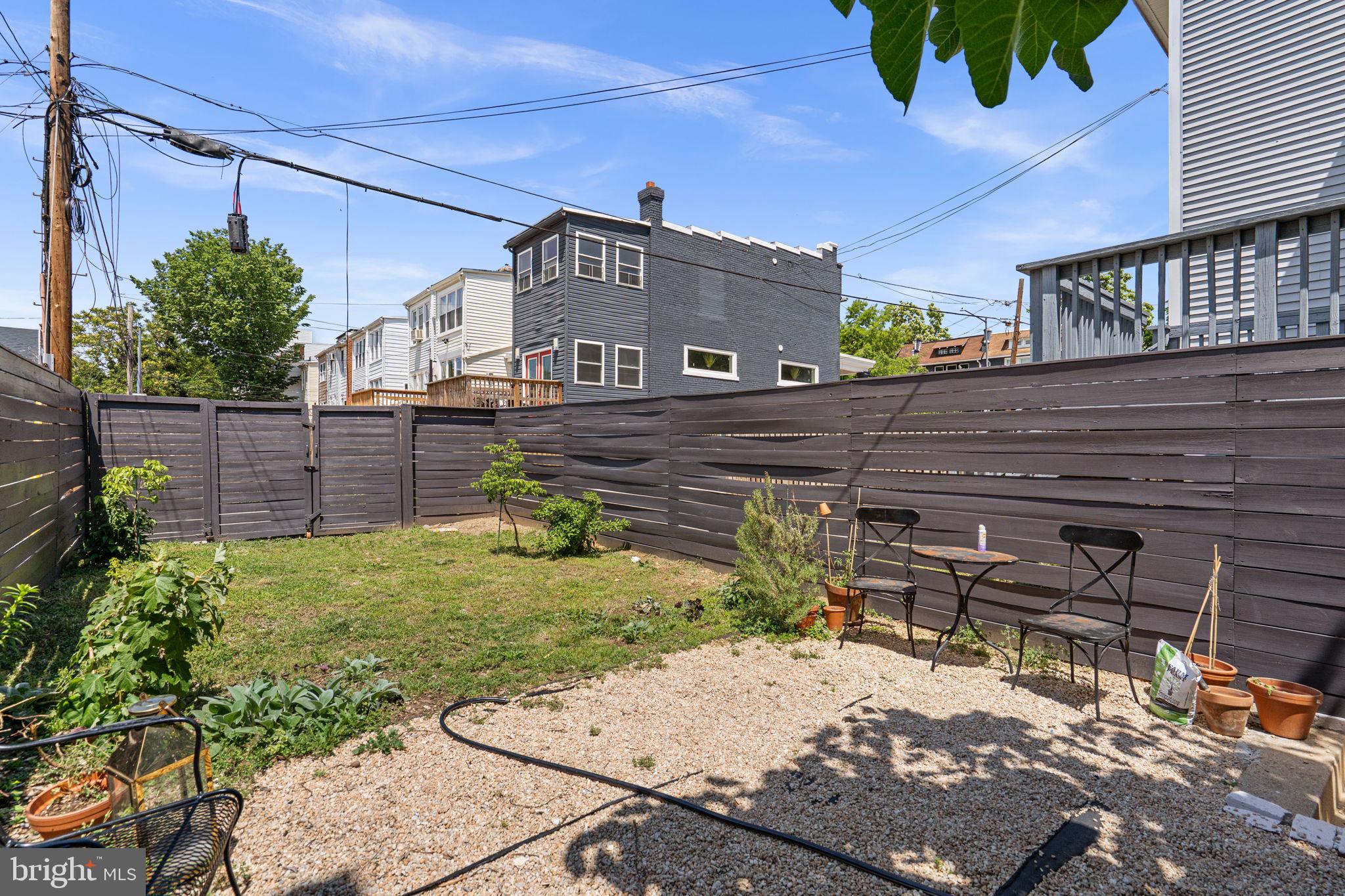 1712 M Street Northeast Washington, DC 20002 - Photo 34 of 38 a view of a backyard with sitting area