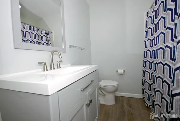 a bathroom with a sink and a toilet