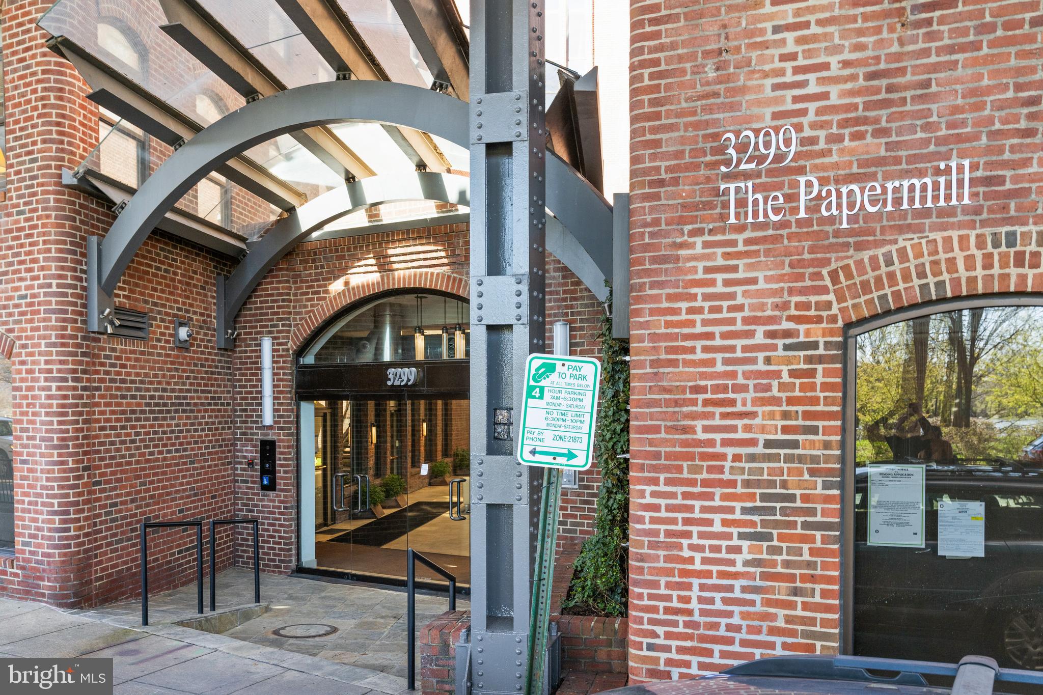 3299 K Street Northwest, Unit 704 Washington, DC 20007 - Photo 2 of 34 Building entrance