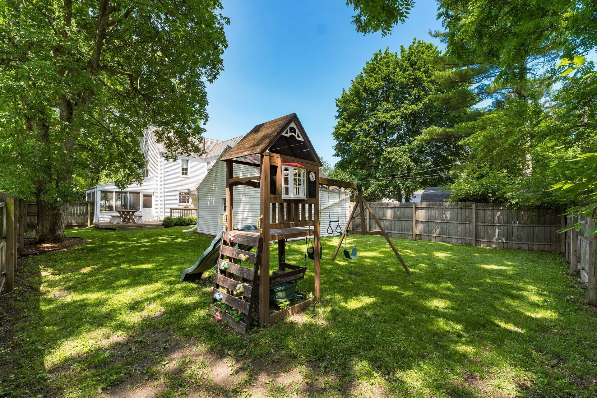 128 South Kellner Road Columbus, OH 43209 - Photo 50 of 53 Fenced Back Yard, Playset