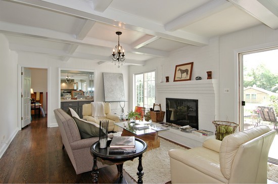 69 Round Barn Road Barrington Hills, IL 60010 - Photo 8 of 15 a living room with furniture and a fireplace
