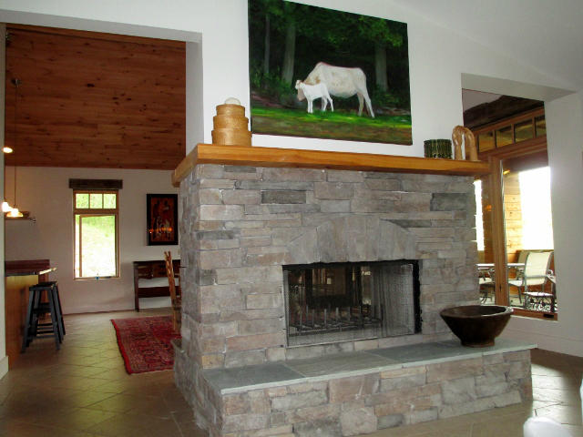 223 Potter Mountain Road Hancock, MA 01237 - Photo 14 of 64 LivingRoomFireplace