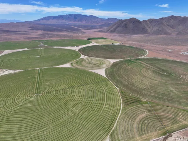 a view of a water with a mountain