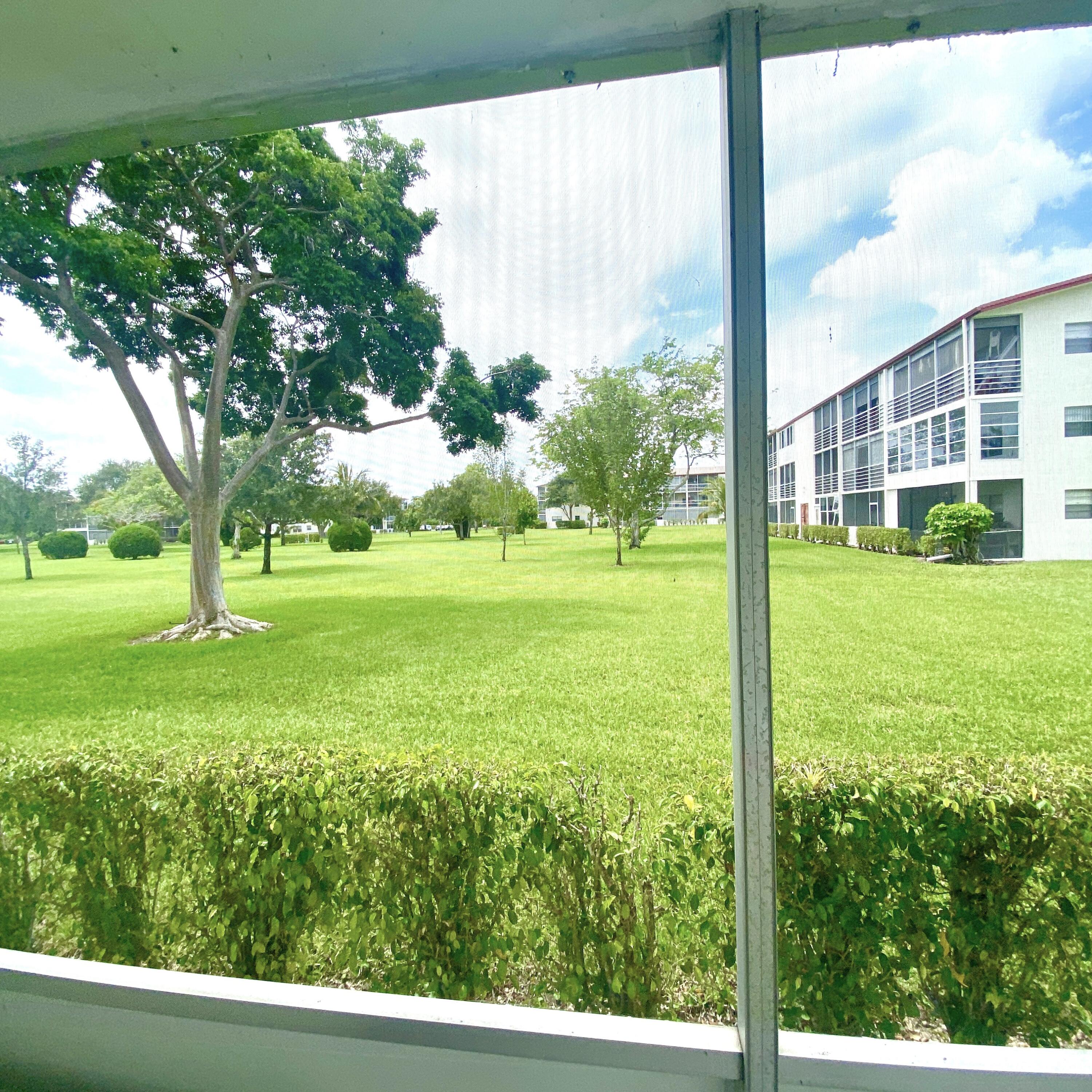 392 Brighton J Boca Raton, FL 33434 - Photo 33 of 54 Rear Patio View