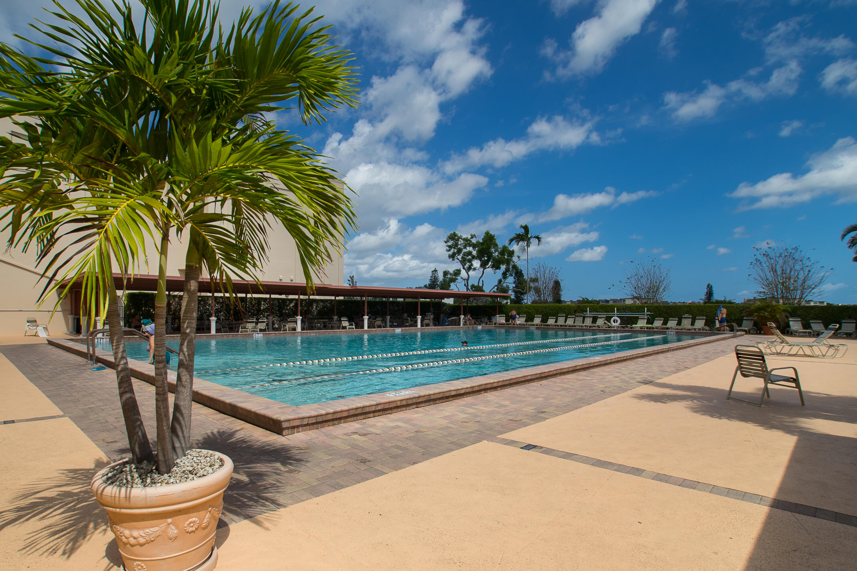 392 Brighton J Boca Raton, FL 33434 - Photo 51 of 54 Outdoor Pool at Clubhouse