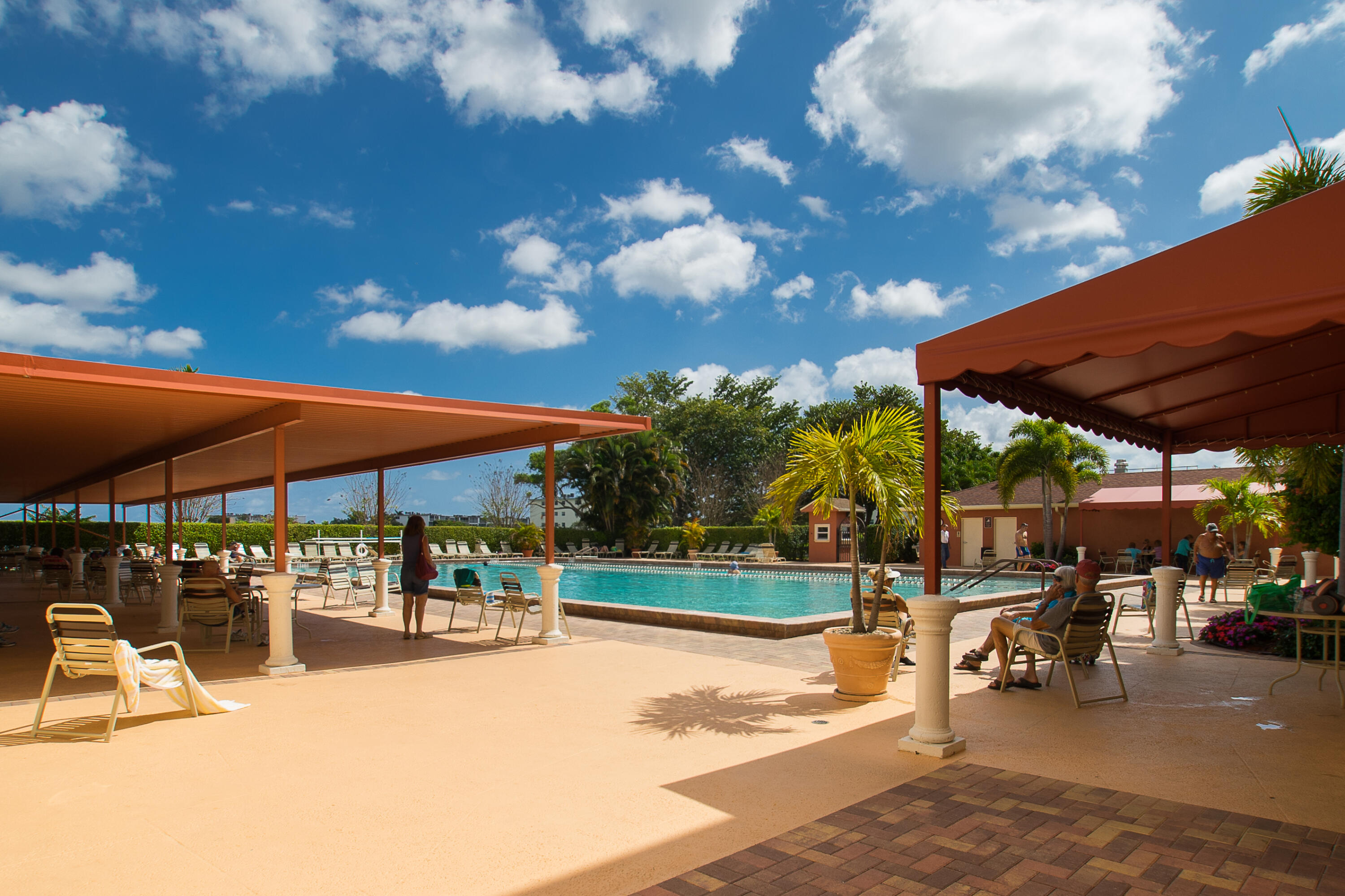 392 Brighton J Boca Raton, FL 33434 - Photo 52 of 54 Outdoor Pool at Clubhouse