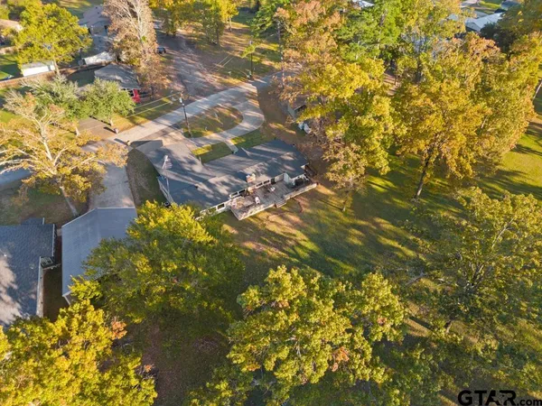 a view of yard with green space