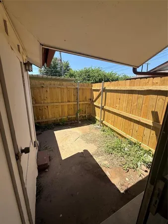 a view of a balcony