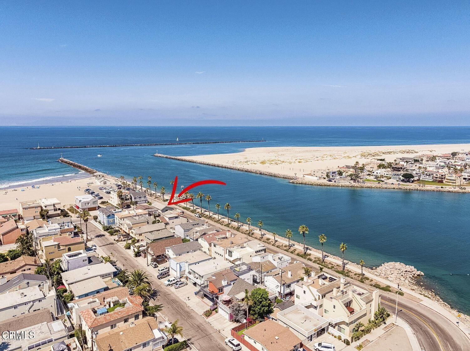 2524 Ocean Drive Oxnard, CA 93035 - Photo 24 of 28 an aerial view of beach and ocean