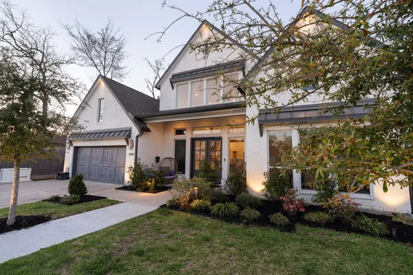 a outdoor space with a couch