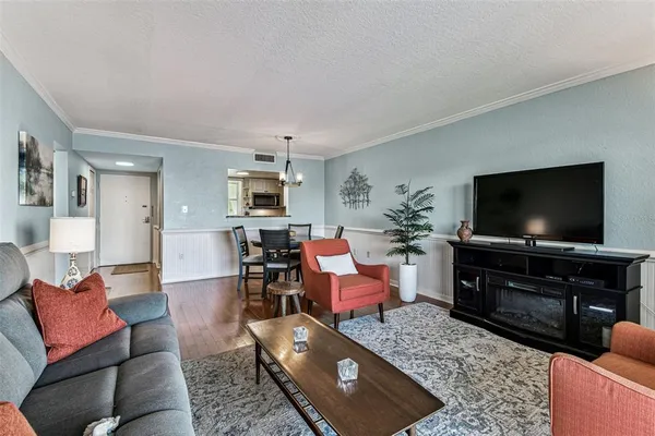 a bathroom with a sink vanity and mirror
