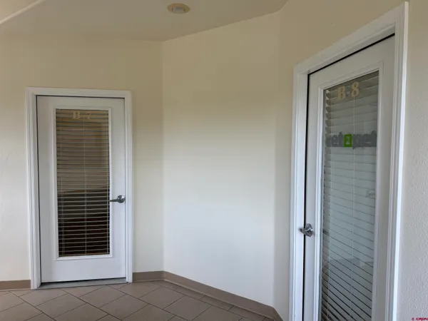a view of a balcony