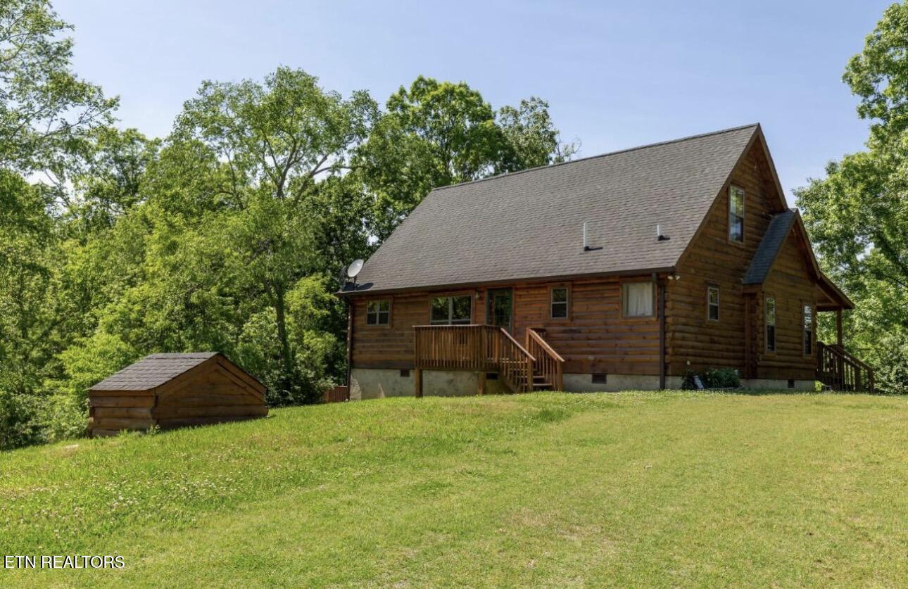 2145 Stillhouse Road Dandridge, TN 37725 - Photo 4 of 36 Back of Cabin
