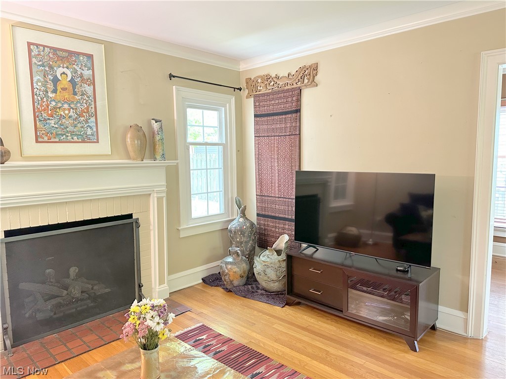 3263 Chadbourne Road Cleveland, OH 44120 - Photo 5 of 35 Living Room Close up of FP