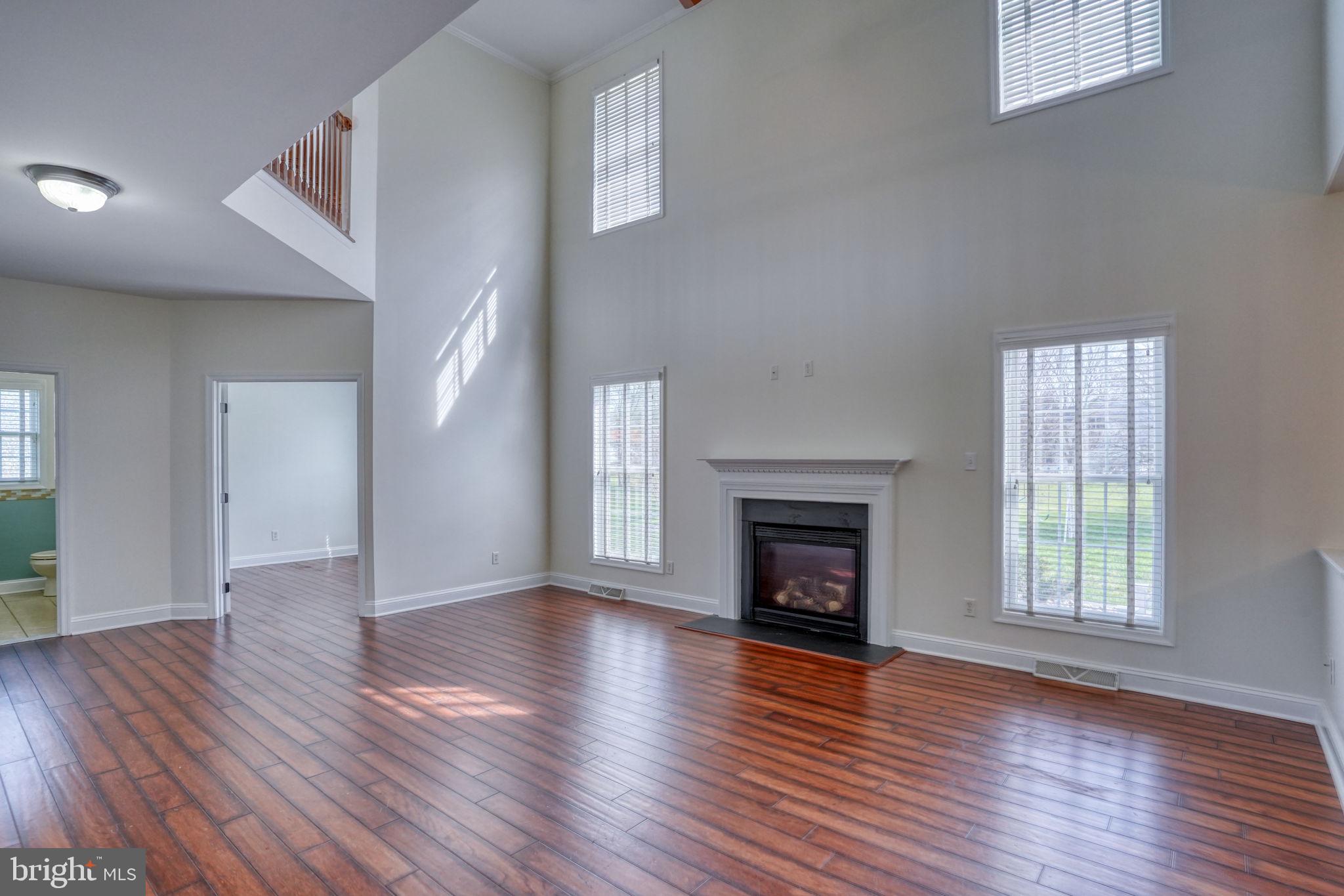 210 Grapevine Way Milford, DE 19963 - Photo 26 of 61 an empty room with wooden floor fireplace and windows
