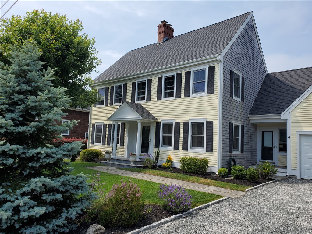 4 Key Court Newport, RI 02840 - Photo 3 of 49 View to breeze way kitchen entry and Front Door