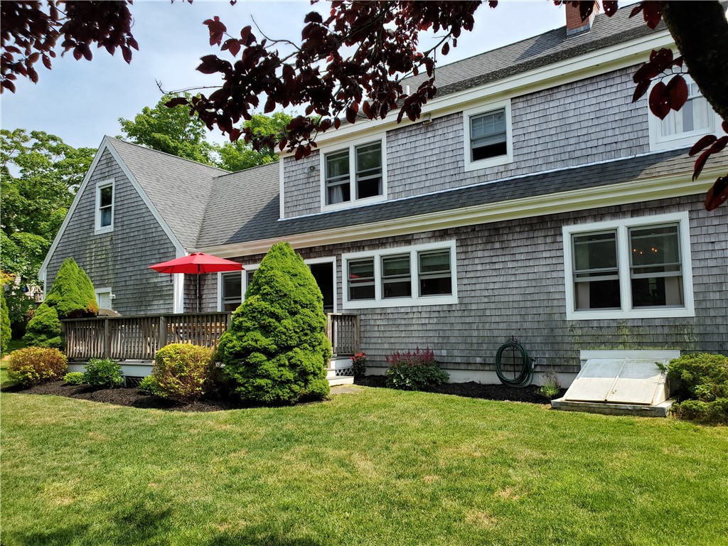 4 Key Court Newport, RI 02840 - Photo 46 of 49 Rear view to back yard & deck