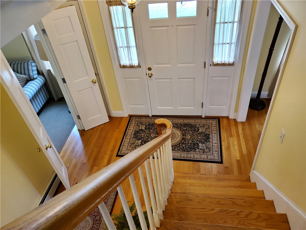 4 Key Court Newport, RI 02840 - Photo 5 of 49 Front Door/Foyer view to living room entry & den entry