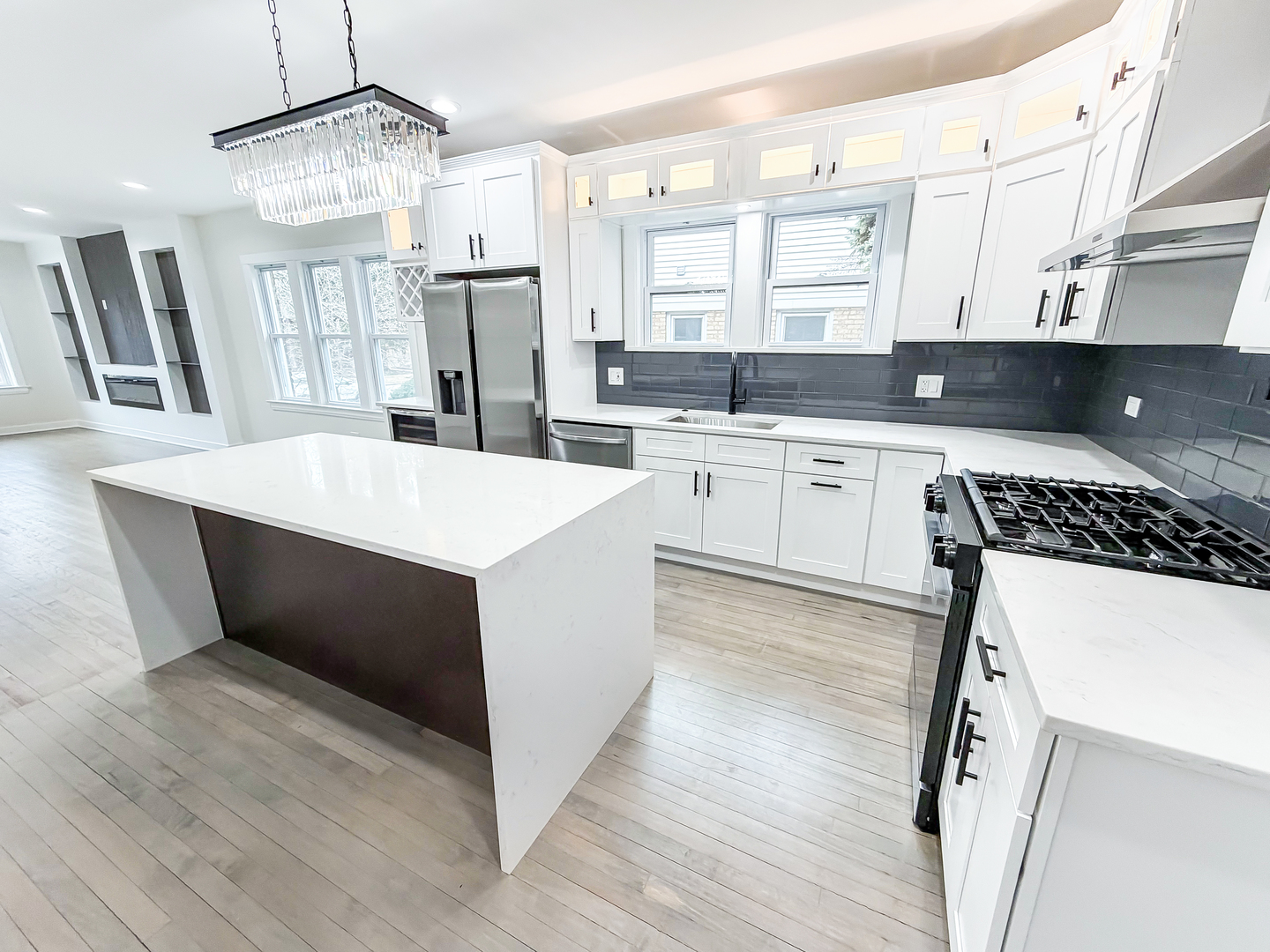 3128 Arthur Avenue Brookfield, IL 60513 - Photo 8 of 35 a kitchen with a sink appliances and cabinets
