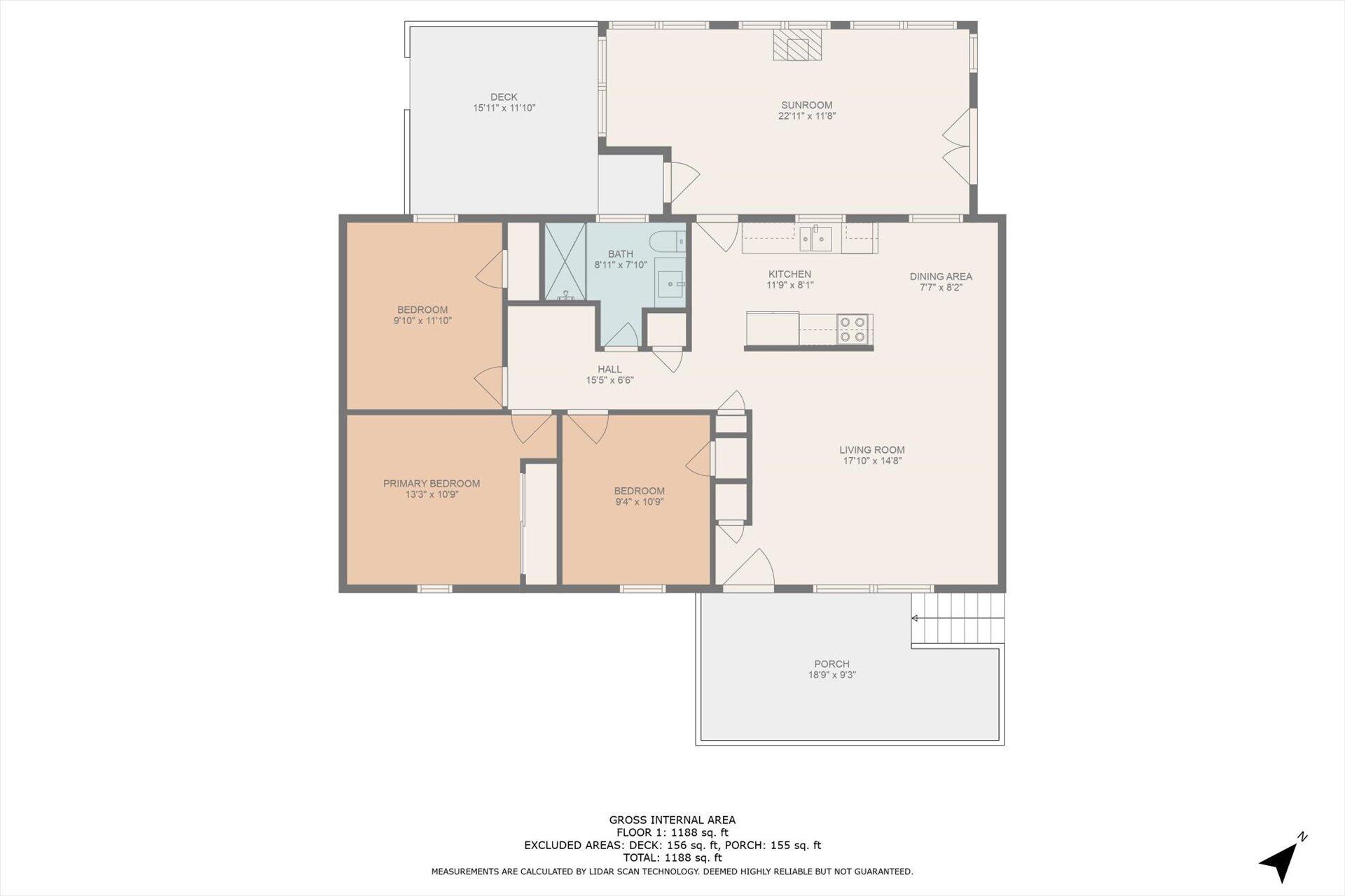 2515 Springwood Road Fincastle, VA 24090 - Photo 37 of 37 1-Floor Plan