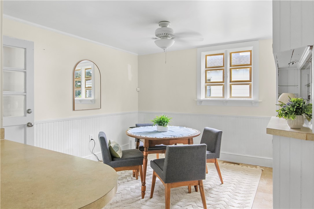400 North Porter Street Dix, NY 14891 - Photo 25 of 35 Bright Dining Nook with Large Window, Ceiling Fan,